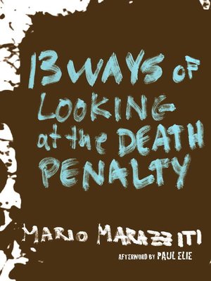 cover image of 13 Ways of Looking at the Death Penalty
